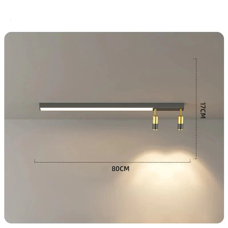 Restaurant Chandelier Modern Minimalist Nordic Table Bar Office Led Long Lamp Lamps B Black /