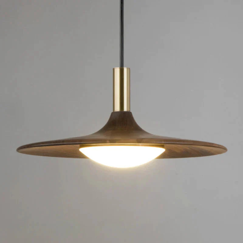 The Black Walnut Dining Room Bedroom Has A Simple Nordic Chandelier At Head Of Bed Pendant