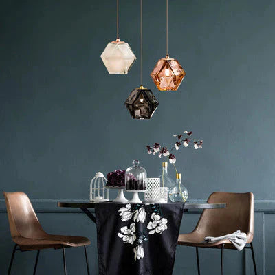 Modern Simple And Creative Glass Restaurant Small Chandelier Bar Art Bedroom Bedside Staircase