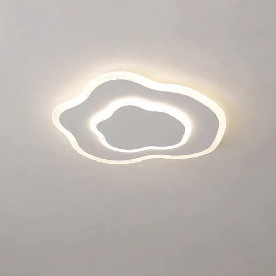Creative Cloud Ceiling Lamp Light In The Bedroom Room Modern Simple Warm Lamps