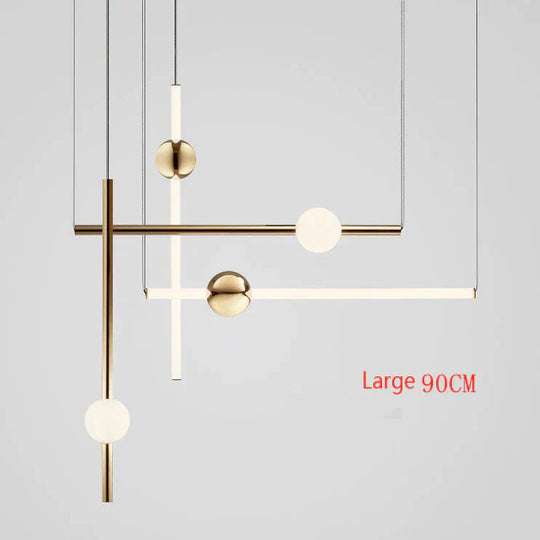 Chandelier B & Living Room Dining Bar Creative Bedroom Bedside Modern Simple Lamps Large / Warm
