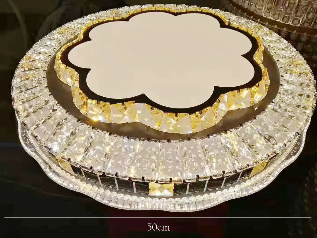 Led Ceiling Lamp Main Light In The Bedroom Simple Atmosphere Household Dining Room Lamps Gold / F