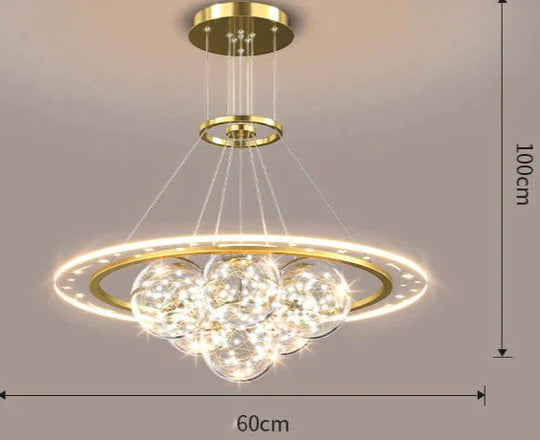 Simple Modern Atmospheric Hall Lamp Luxurious And Creative Chandelier In Mantianxing Restaurant