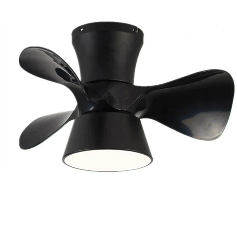 Simple Atmospheric Makaron Led Ceiling Invisible Fan Lamp