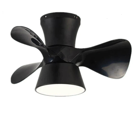 Simple Atmospheric Makaron Led Ceiling Invisible Fan Lamp