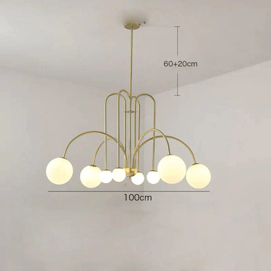 Chandelier Living Room Lamp Simple Modern Atmosphere Bedroom Light Luxury Style Restaurant Creative