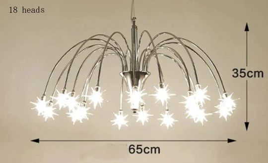 Modern Simple Warm Bedroom Chandelier Creative Nordic Dining Room Living Theme Children’s