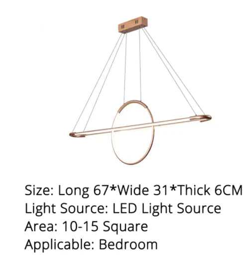 New Led Pendant Light For Living Dinning Room Restaurant Dimmable Lighting Hanglamp Luminaria