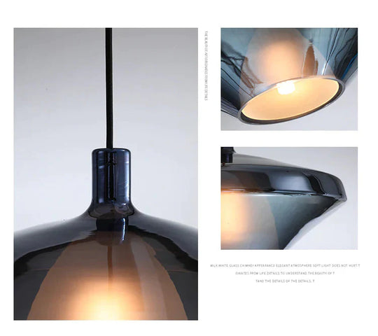Creative Stained Glass Chandelier Nordic Single - Headed Pendant