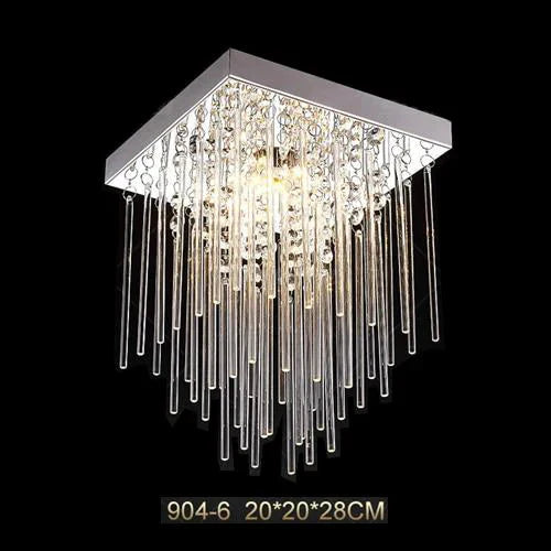 Modern Crystal Led Pendant Light Fixture For Indoor Lamp Lamparas De Techo Surface Mounting Bedroom