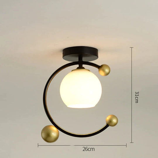 Lantern Hall Entrance Porch Cloakroom Corridor Bar Balcony Lamps Creative Ceiling Lamp Decoration