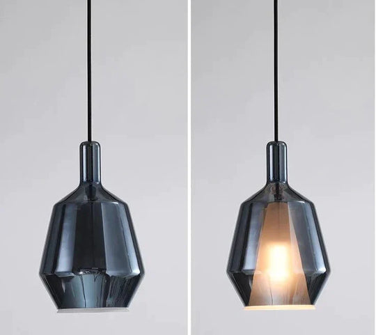 Creative Stained Glass Chandelier Nordic Single - Headed Pendant