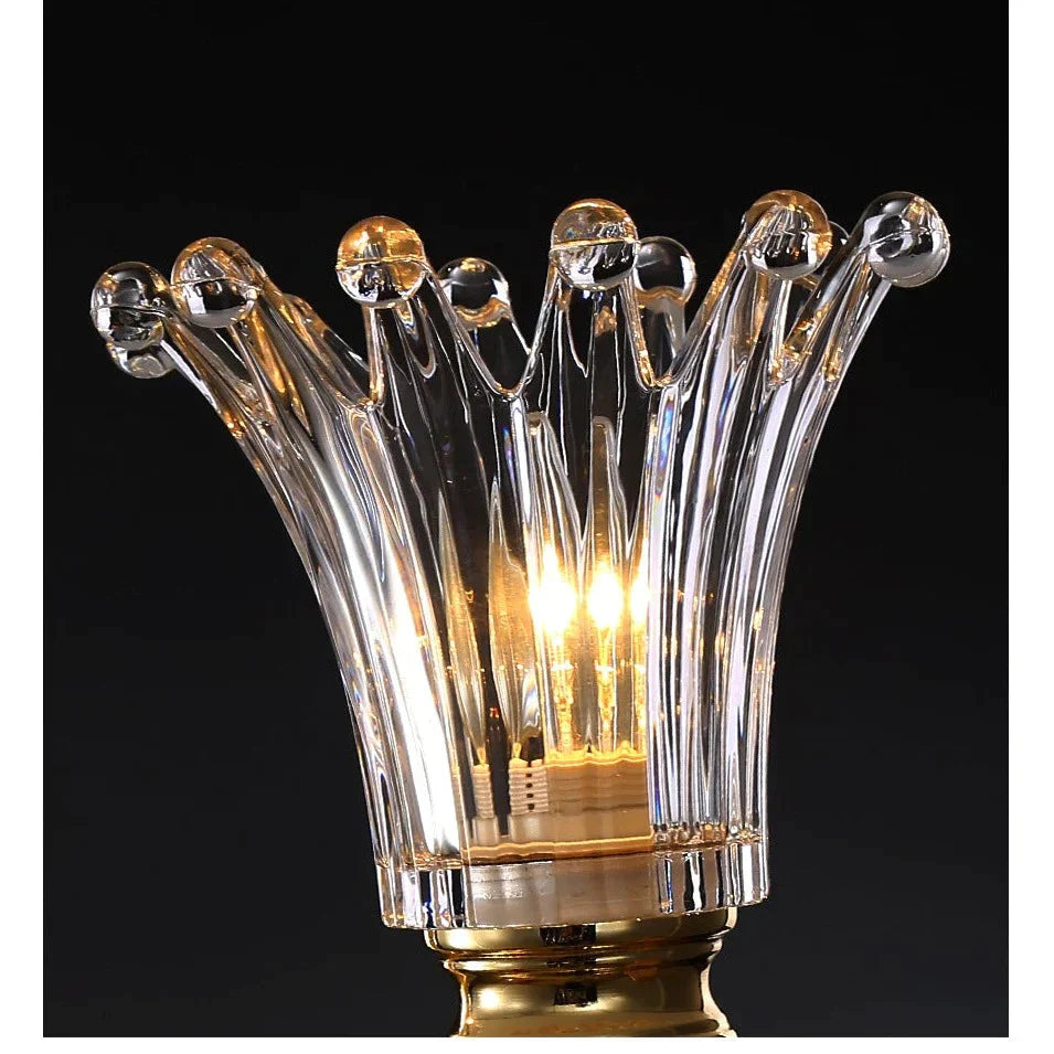 Round Crystal Chandelier Light Luxury Living Room Lamp Bedroom Exhibition Hall Pendant