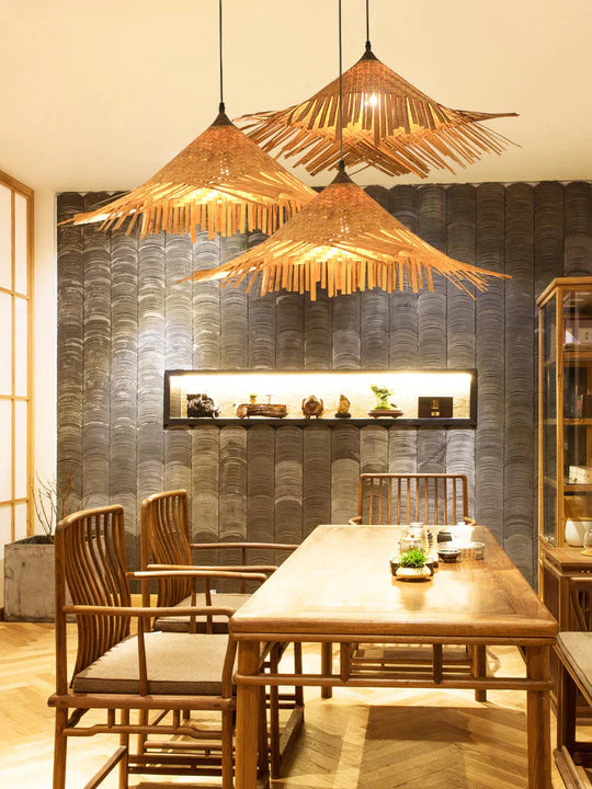 Bamboo Chandelier Home Stay Lamp Pendant