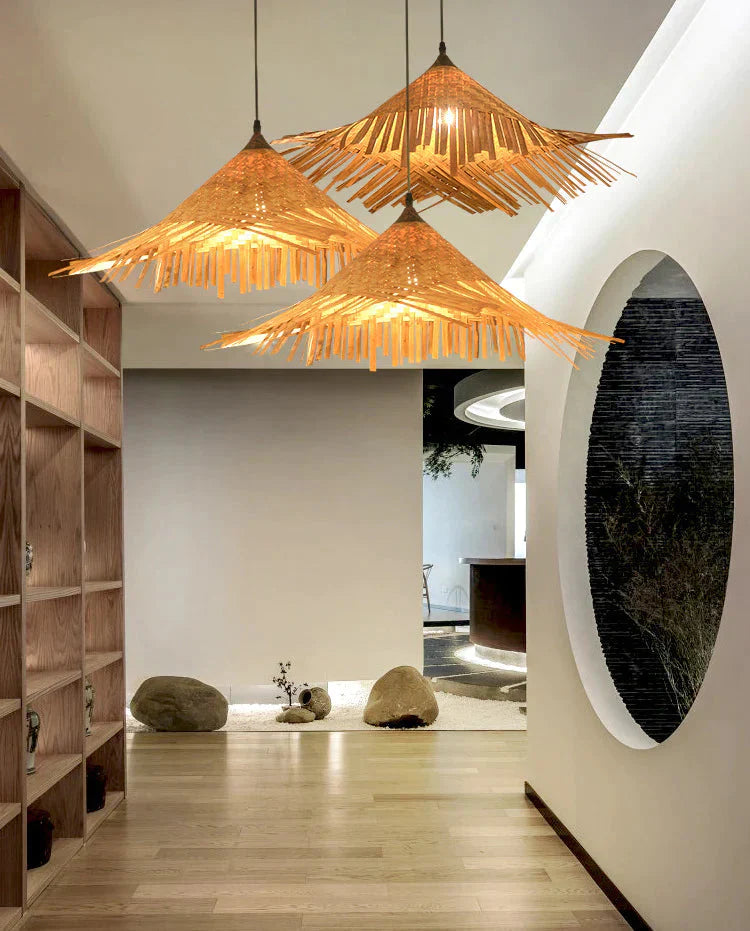 Bamboo Chandelier Home Stay Lamp Pendant