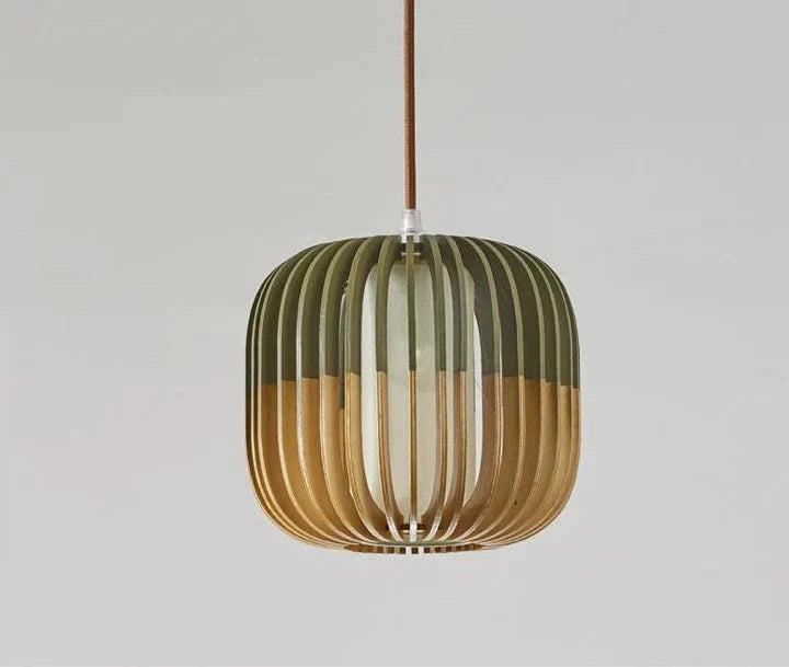 Simple Solid Wood Nordic Pendant