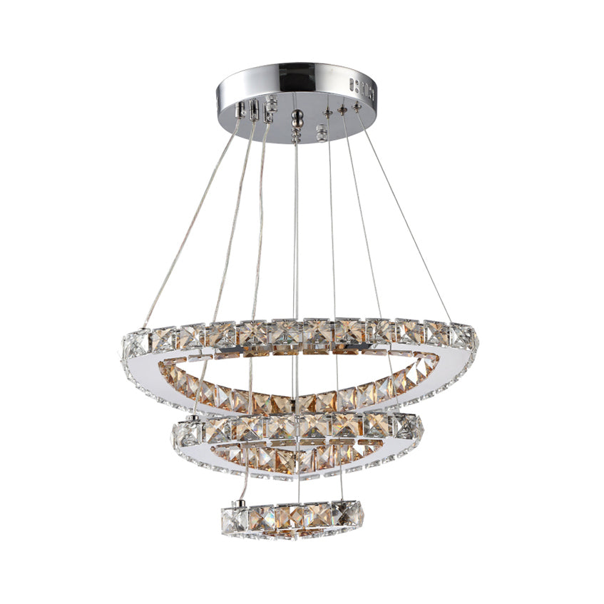 Addison Chandelier - Modern Elegance In Crystal And Chrome