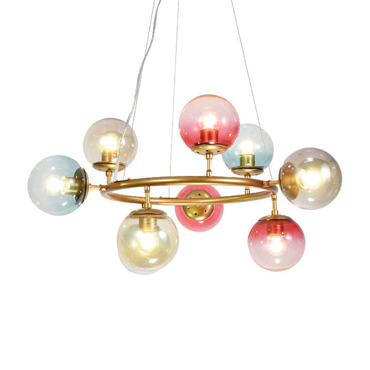 Sparkling Symphony: Multi - Colored Chandelier Illuminates Your Child’s Dreams Pendant Lighting