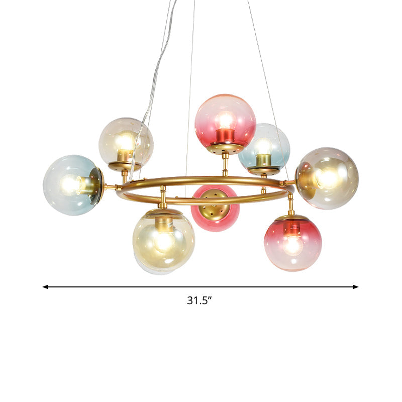 Sparkling Symphony: Multi - Colored Chandelier Illuminates Your Child’s Dreams Pendant Lighting