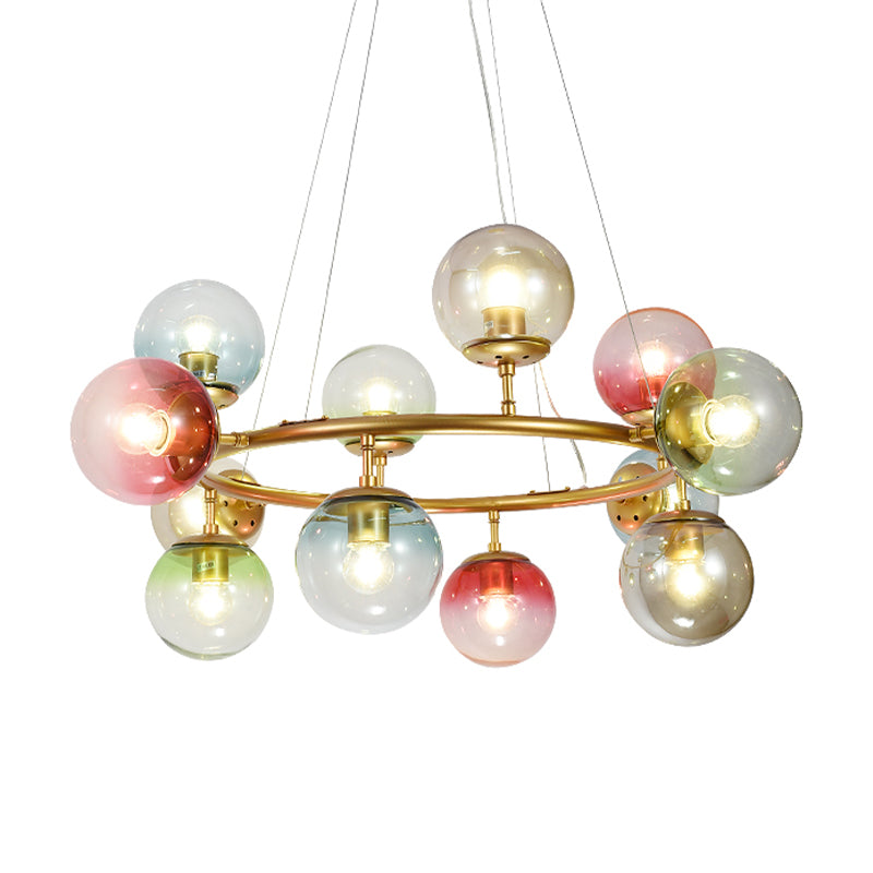 Sparkling Symphony: Multi - Colored Chandelier Illuminates Your Child’s Dreams Pendant Lighting