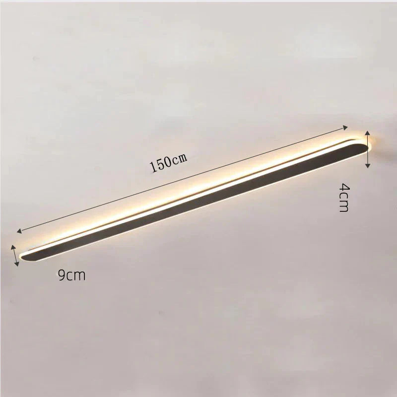 Strip Ceiling Lamp Corridor Balcony Led Modern Simple Living Room Nordic Light In The Bedroom Lamps
