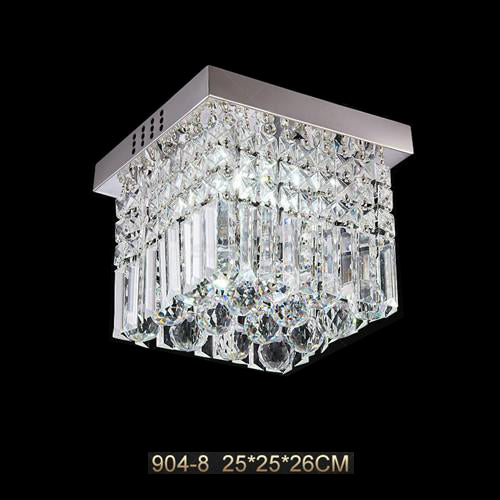 Modern Crystal Led Pendant Light Fixture For Indoor Lamp Lamparas De Techo Surface Mounting Bedroom