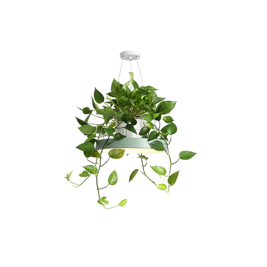 Brooklyn - Round Macaron Hanging Light Acrylic Led Pendant Lighting Fixture In Black/Grey/White