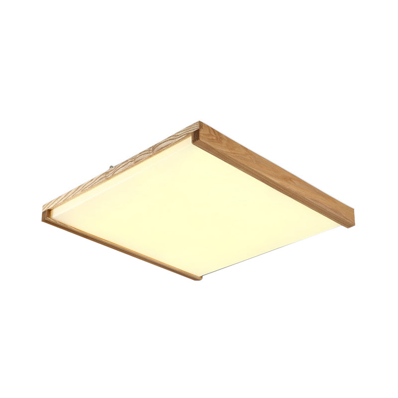 Nordic Square Flushmount Led Ceiling Light In Warm/White - 14.5’/25.5’/38’ Wide Acrylic