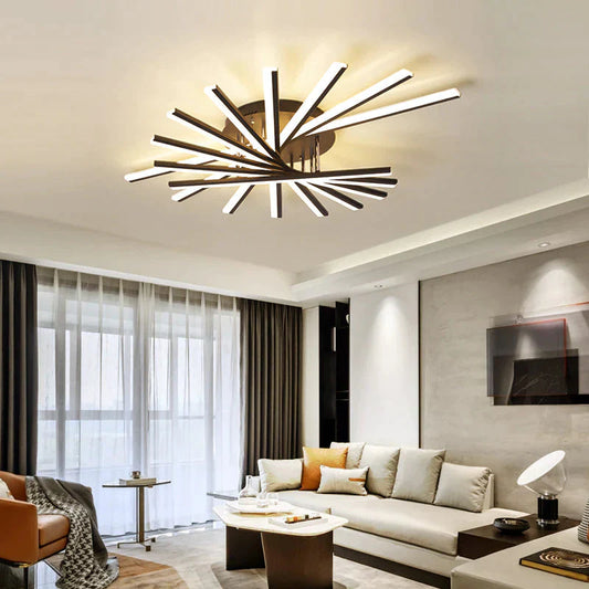 Modern Simple And Creative Black White Rotating Living Room Lamp Bedroom Study Led Acrylic Nordic