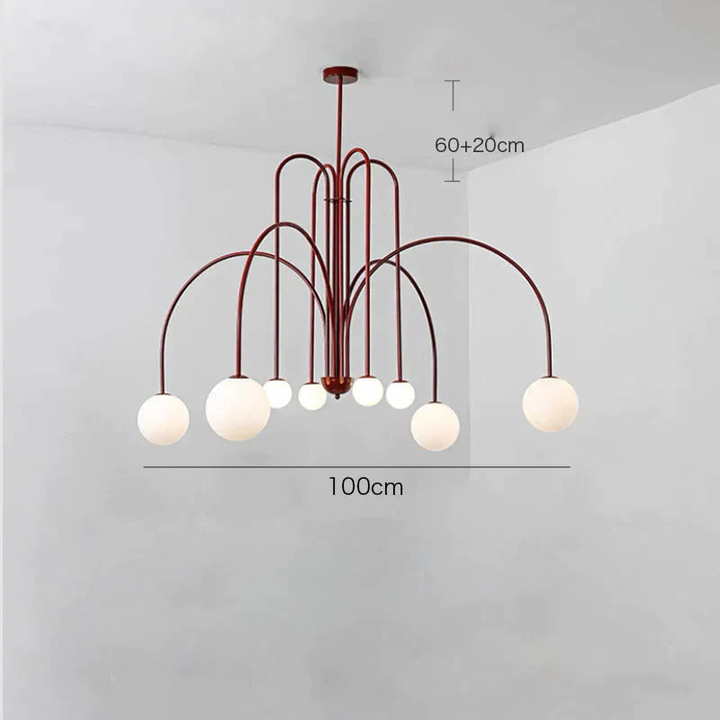 Chandelier Living Room Lamp Simple Modern Atmosphere Bedroom Light Luxury Style Restaurant Creative