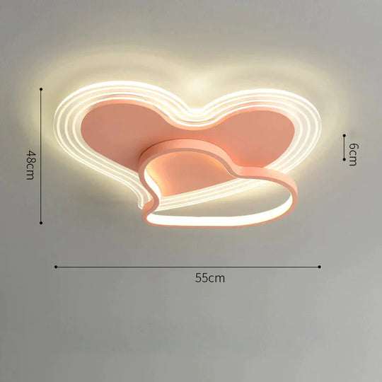 Simple Modern Warm And Romantic Bedroom Nordic Creative Personality Feather Loving Room Ceiling