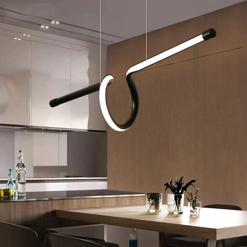 Blue Time Led Pendant Light For Home Modern Ceiling Lamp Dining Room Kitchen Living Hanging