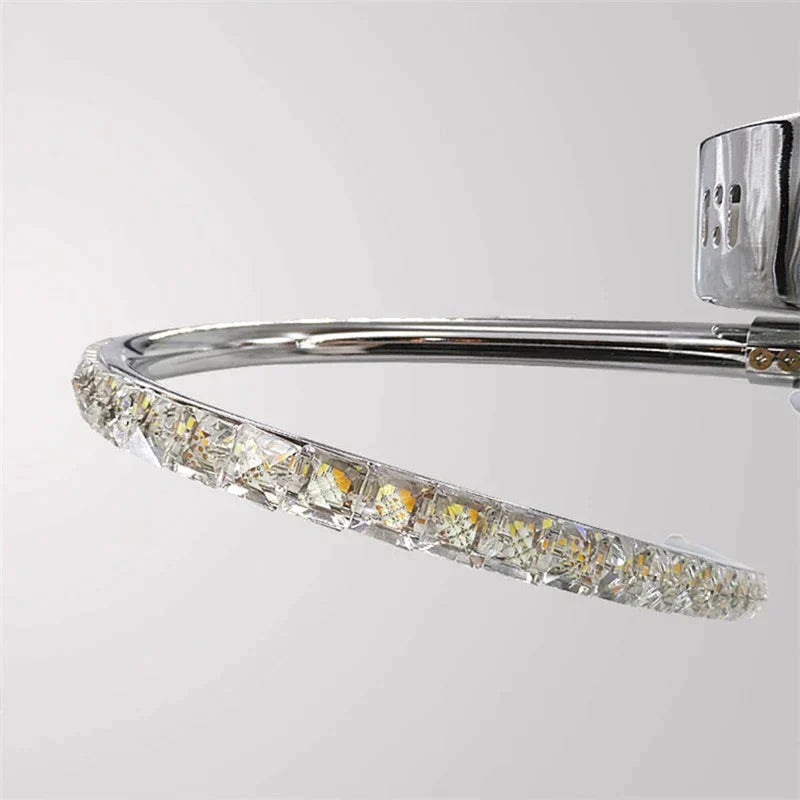 New Led Crystal Pendant Lights Lamparas De Techo Lamps For Living Room Bedroom Lamp Cristal Moderne