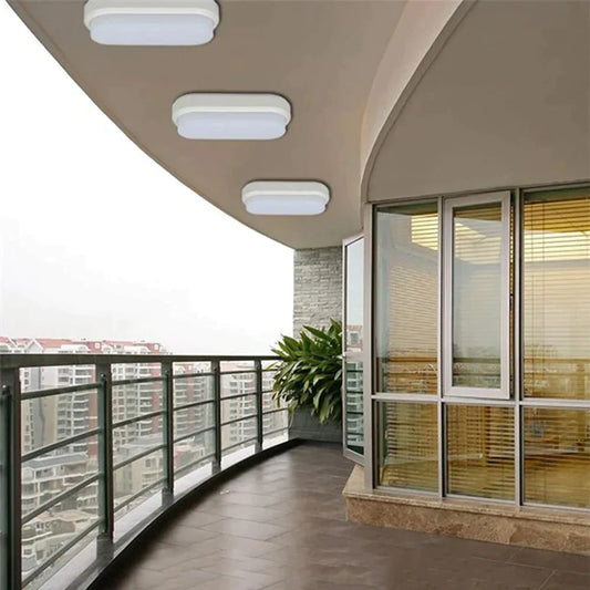 12W 15W Led Waterproof Ceiling Lights Ultra - Thin Elliptic Lamps For Balcony Living Room Kitchen