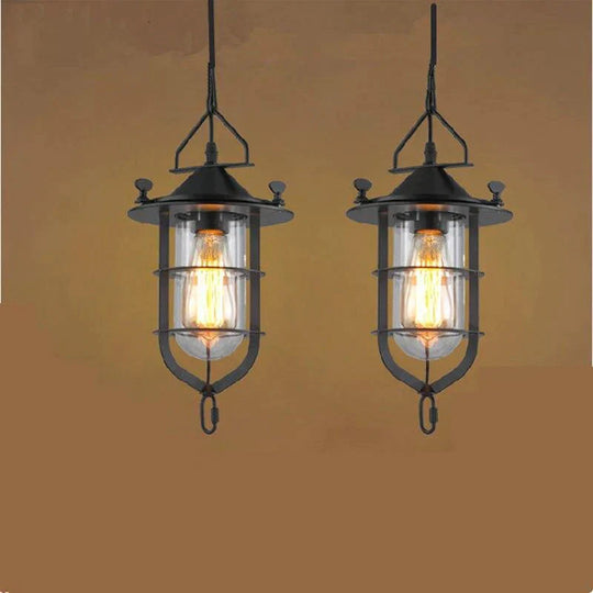 Dock Chandelier American Country Loft Retro Industrial Style Restaurant Cafe Clothing Store