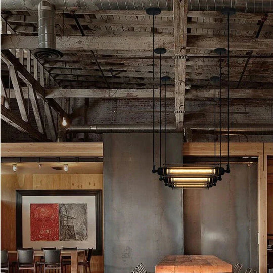 Vintage Flute - Inspired Pendant Lamp - Industrial Retro Lighting For Kitchen Bar And Living Room