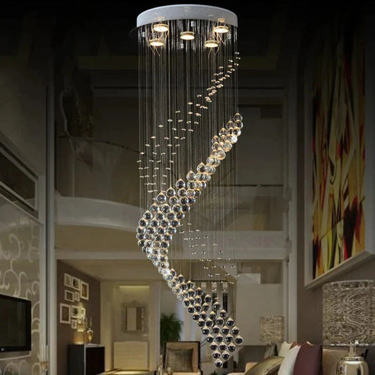 Royal Crystal Loft Vintage Chandelier Europe Style With Gu10 5 Lights For Living Room Bedroom Hotel