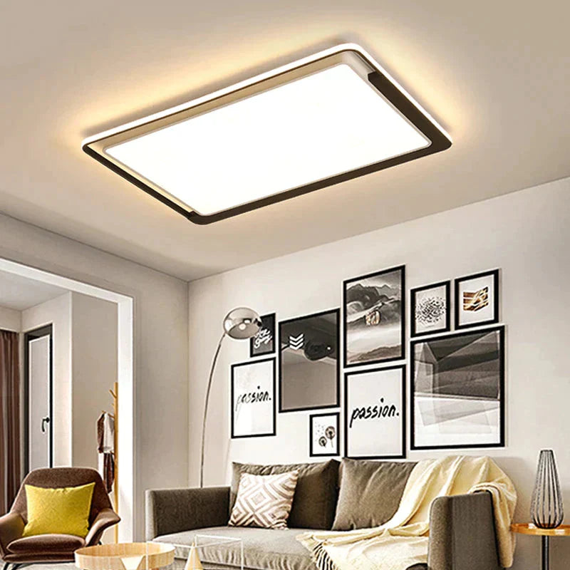 Modern Led Celling Lights Living Bedroom Dining Room Iron Body New Lampshade Lighting Lamp Lustres