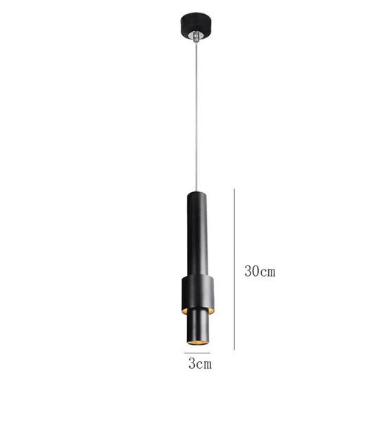 Single Hanging Wire Lamp Nordic Creative Led Chandelier 7W Simple Bar Restaurant Cafe Spotlights