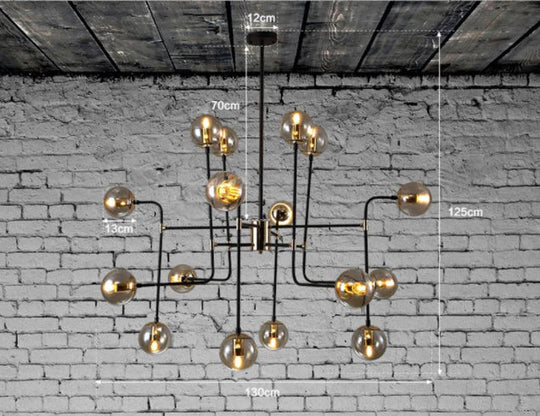 Led E27 Nordic Iron Glass Designer Magic Bean Led Lamp Light.pendant Lights.pendant Lamp.pendant