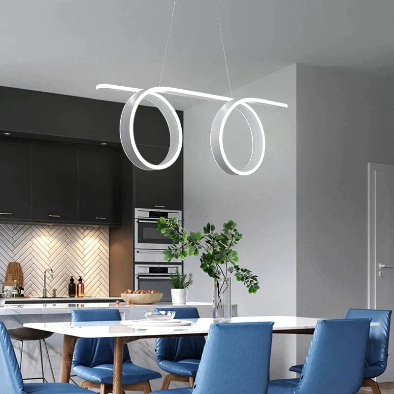 Dimming Led Pendant Lights Lamps For Dinning Kitchen Room Cord Hanging Suspension Luminaire Lamp