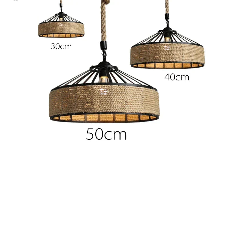 Retro Industrial Creative Modern Design Pendant Lamp Led Loft Decoration E27 Lights Bar Restaurant