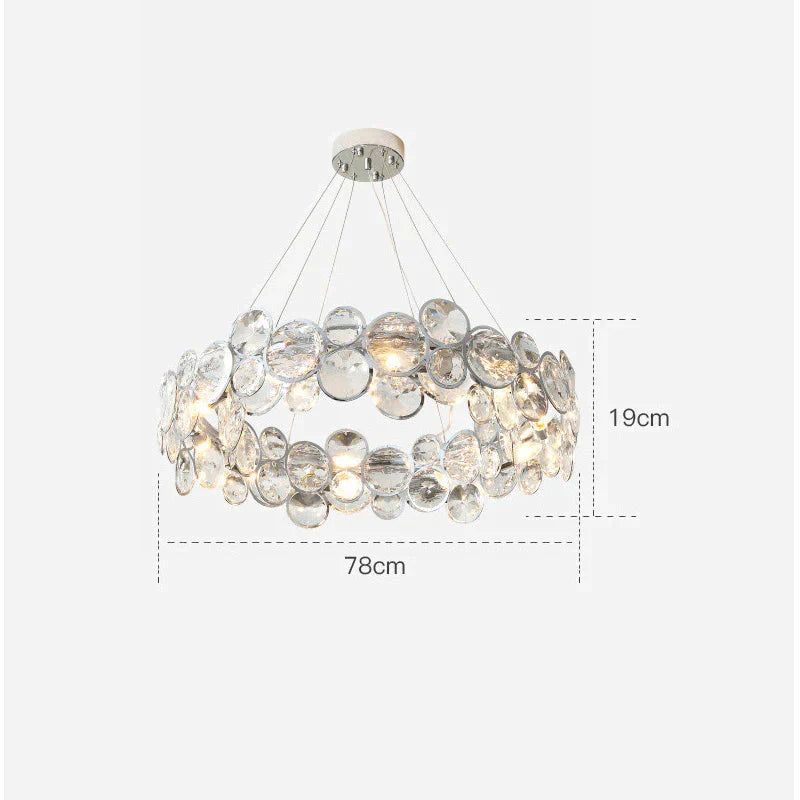 Modern High - End Chandelier Crystal Lamp Pendant