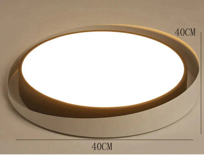 Simple Bedroom Balcony Ceiling Lamp New Fashion Versatile Home Lamps As Show / Dia40Cm White Light