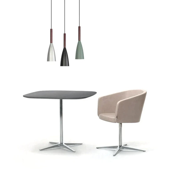 Modern Industrial Aluminum Lampshade Pendant Lamps E27 Minimalist Hanging Light For Kitchen Living