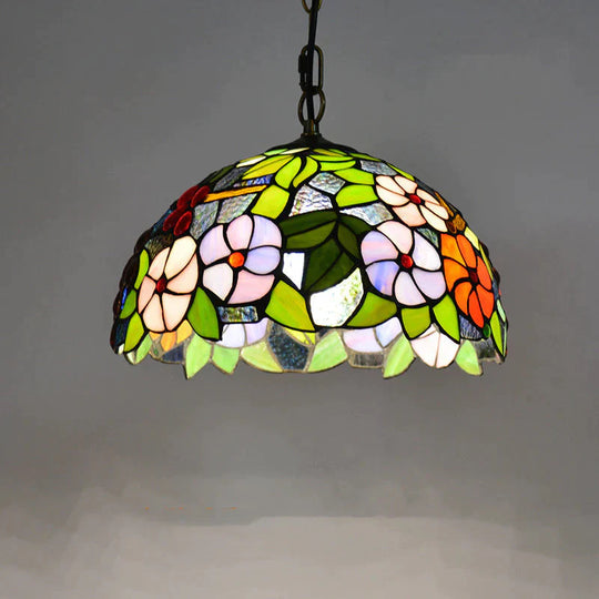 European Creative New 16 Inch Grape Led Glass Chandelier As Show Pendant