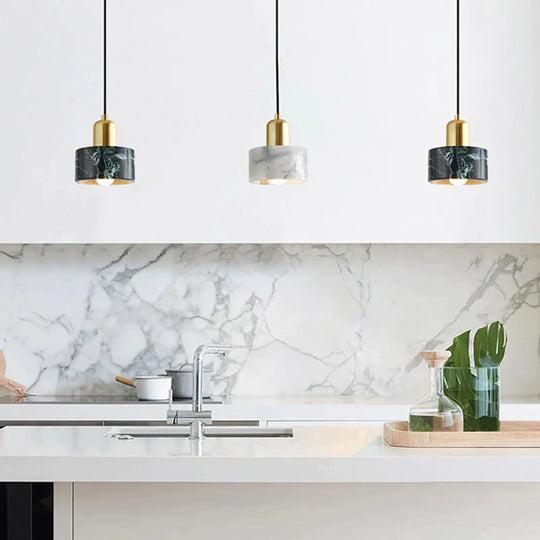 Nordic Marble Minimalist One - Headed Small Chandelier Bedroom Light Extravagant Headlights Post -