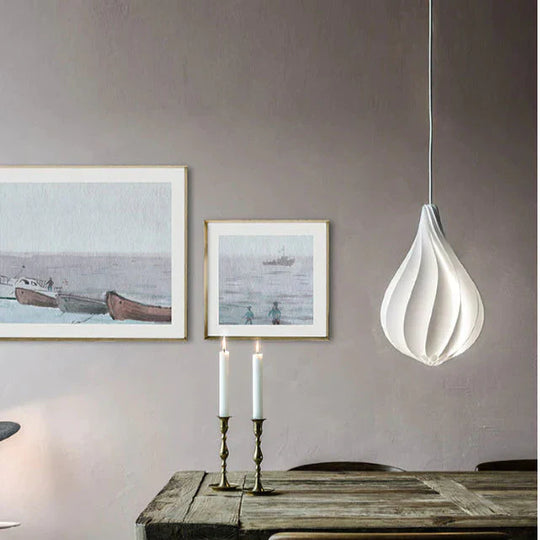 Restaurant Bar Minimalist Nordic Style Personality Ins Bud Drop Bedroom Bedside Chandelier Pendant