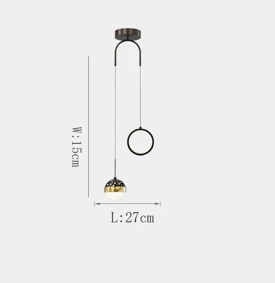 Bedside Lamp Modern Simple Light Luxury Nordic Style Lamps Bedroom Living Room Background Wall