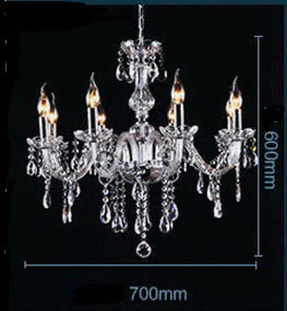 Bedroom Living Room Lamp Hotel European - Style Crystal Restaurant Chandelier Creative Lamps 8